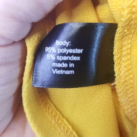 Lane Bryant yellow Jersey midi dress new - Picture 10 of 10